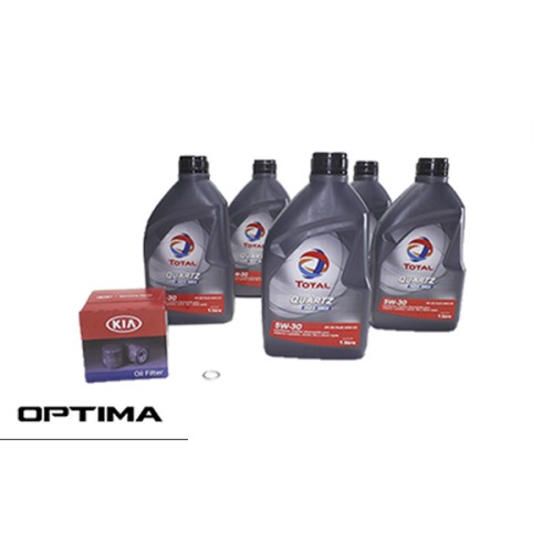 Kit troca de óleo 5w30 100% sintético- original optima